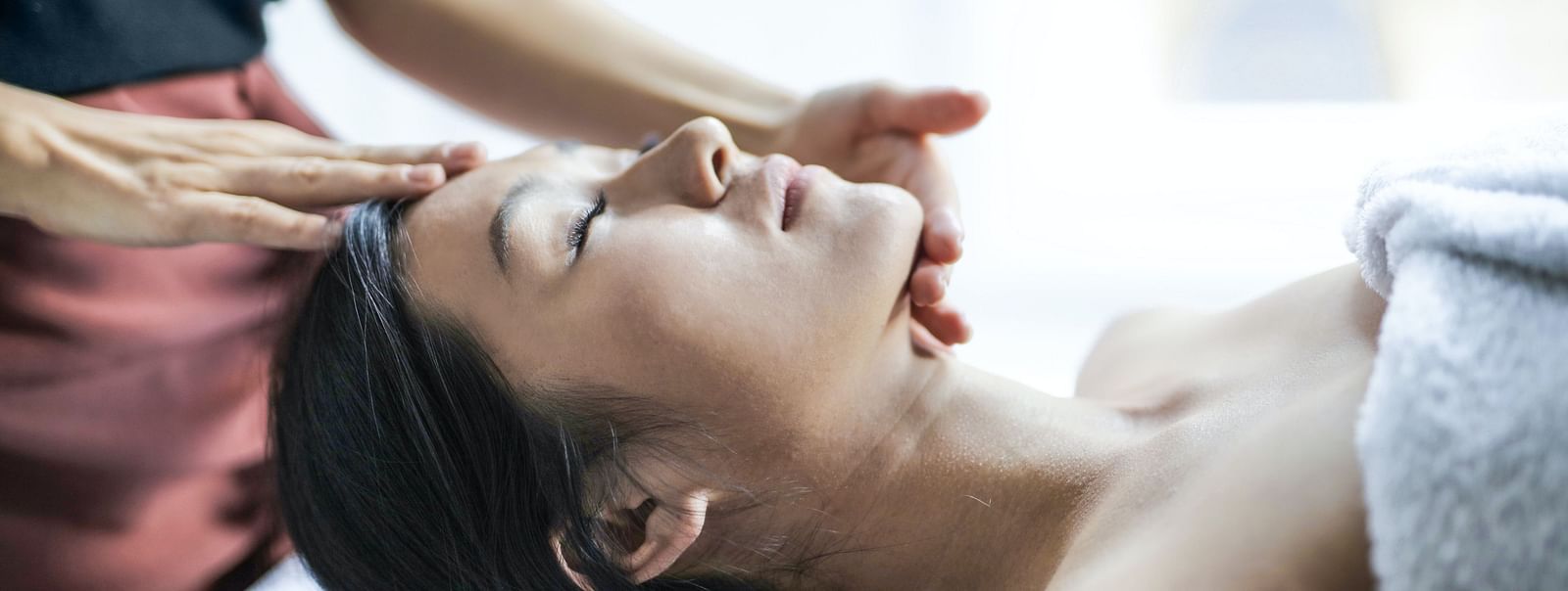 A woman getting a massage