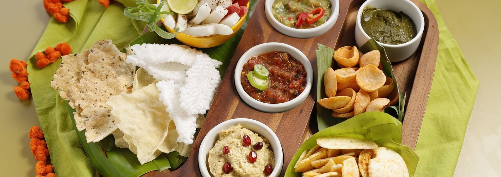 Delicious variety of food arranged on a platter.