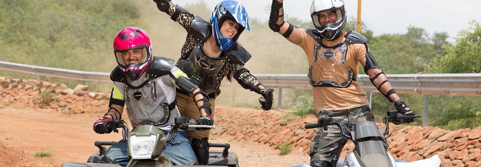 ATV ride in hyderabad Sahas Ramoji Adventure