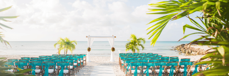 the sitting arrangement at Oasis beachfront lawn, one of the best beach wedding venues in South Goa
