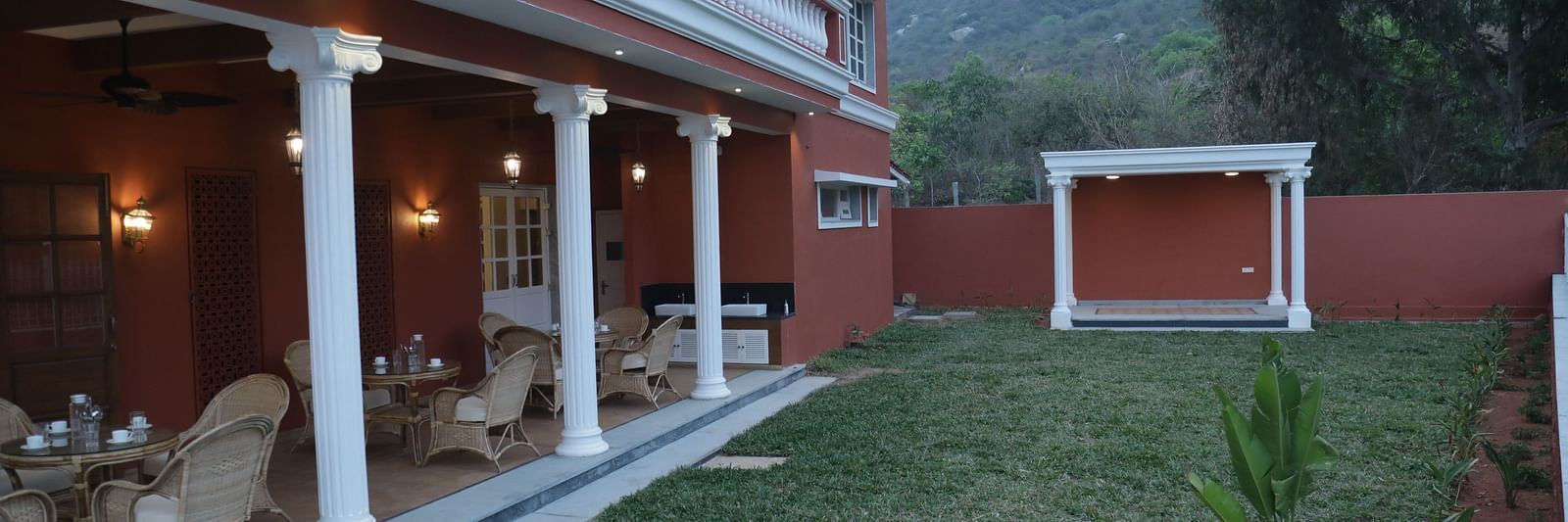 Hill View Garden - the outdoor event venue at Summer House, Nandi Hills