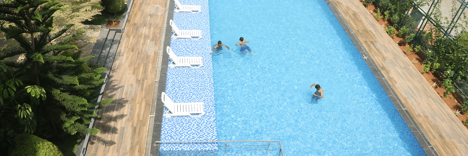 A bird eye view of swimming pool - Welcome Inn Hotels