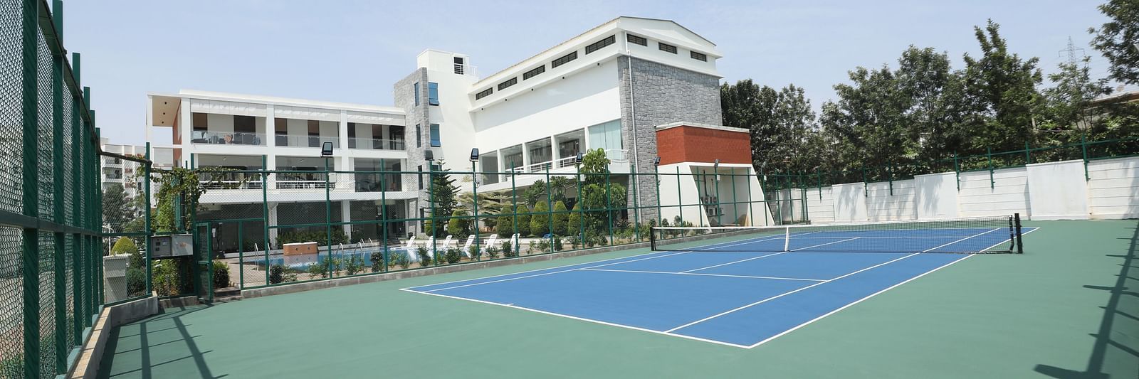A synthetic tennis court at our hotel - Welcome Inn Hotels