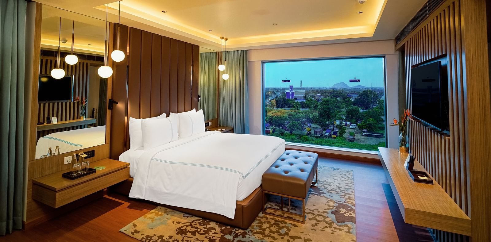 An image of Grand Velammal Suite with the view of the hill