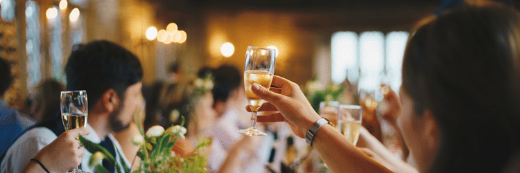 an event celebration in our banquet hall