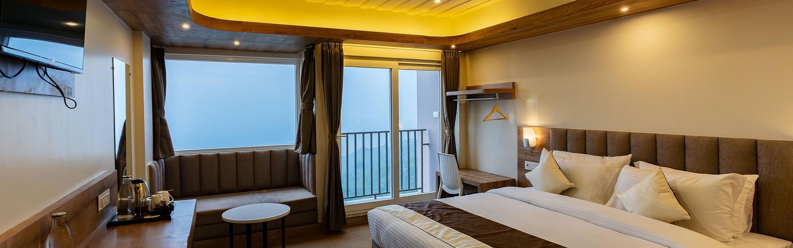 premium rooms with french windows at The Soma Hotel By Avianna Group, Darjeeling