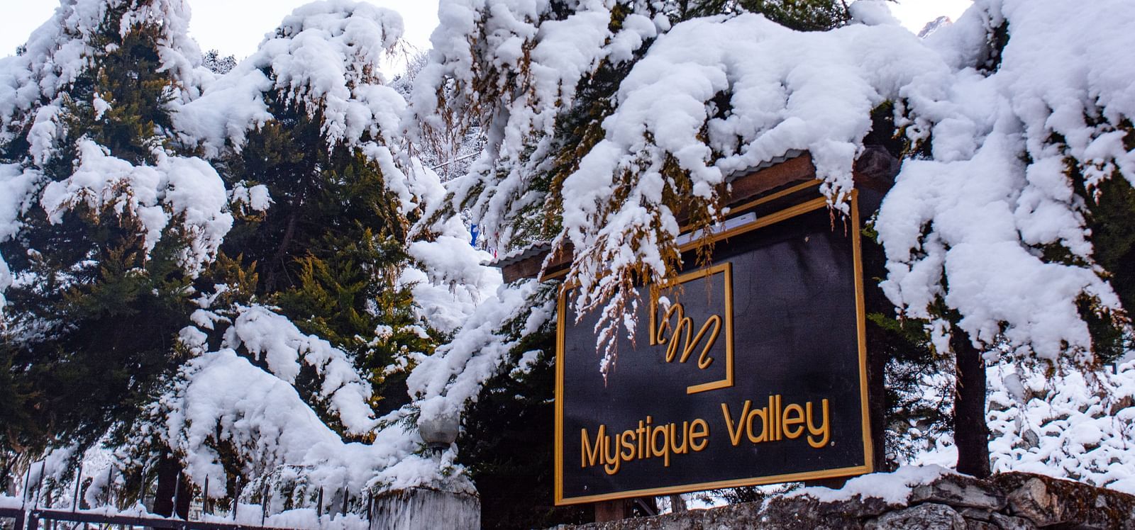 sign board of Mystique Valley Resort  