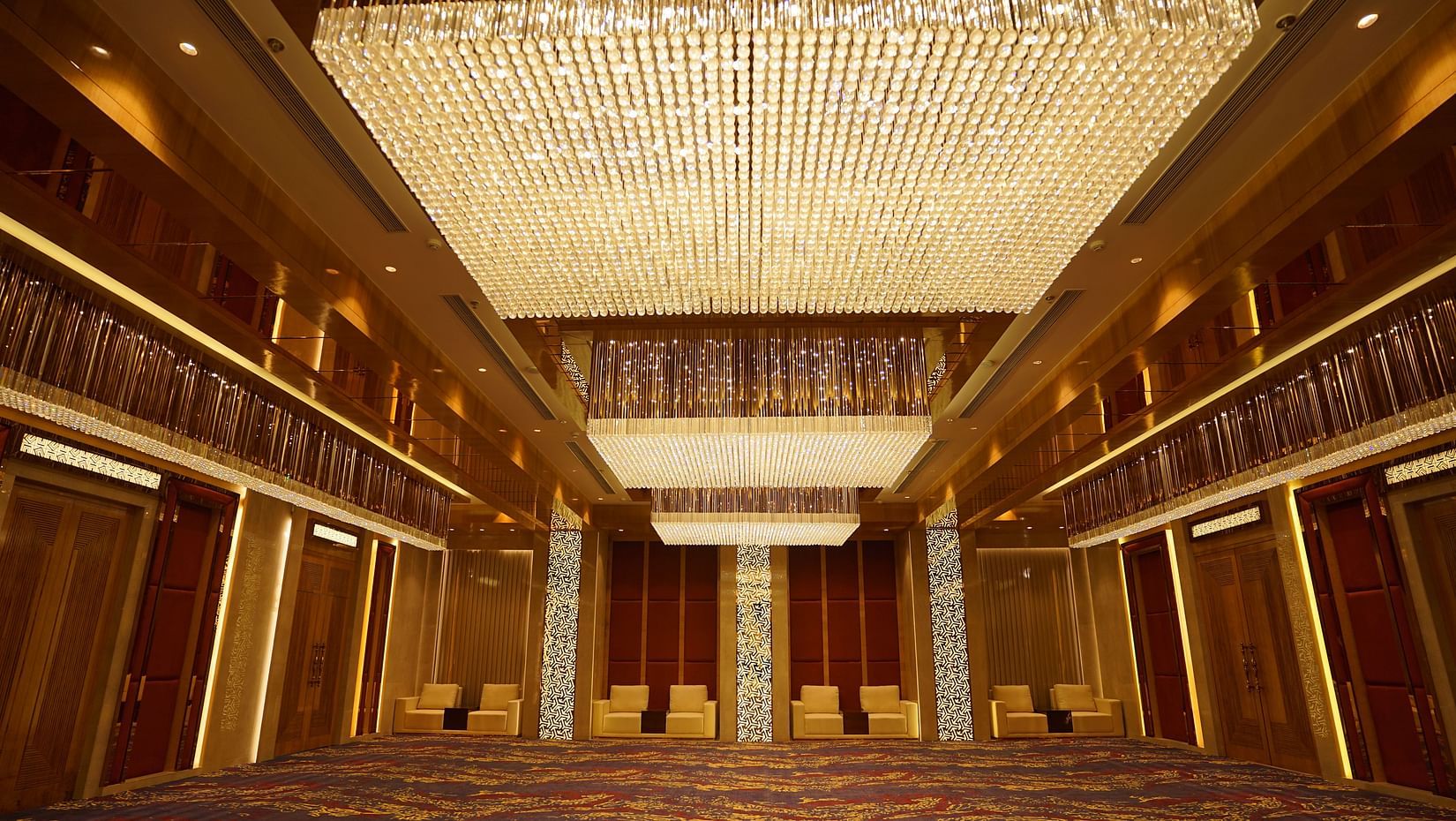 interior of best western banquet hall