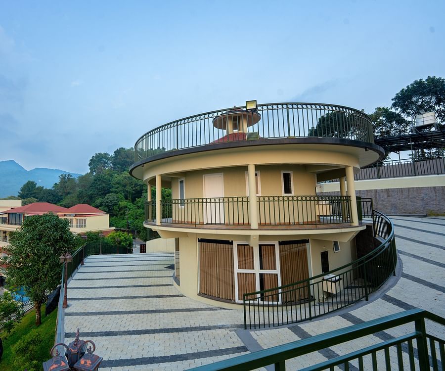 An exterior view of our villa in Kakkadampoyil