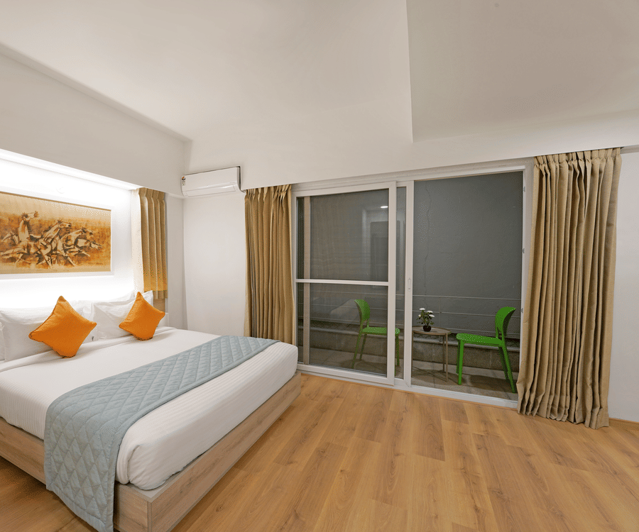 Studio King Room at Service Apartment Nest by Rivido Apart Hotel 12