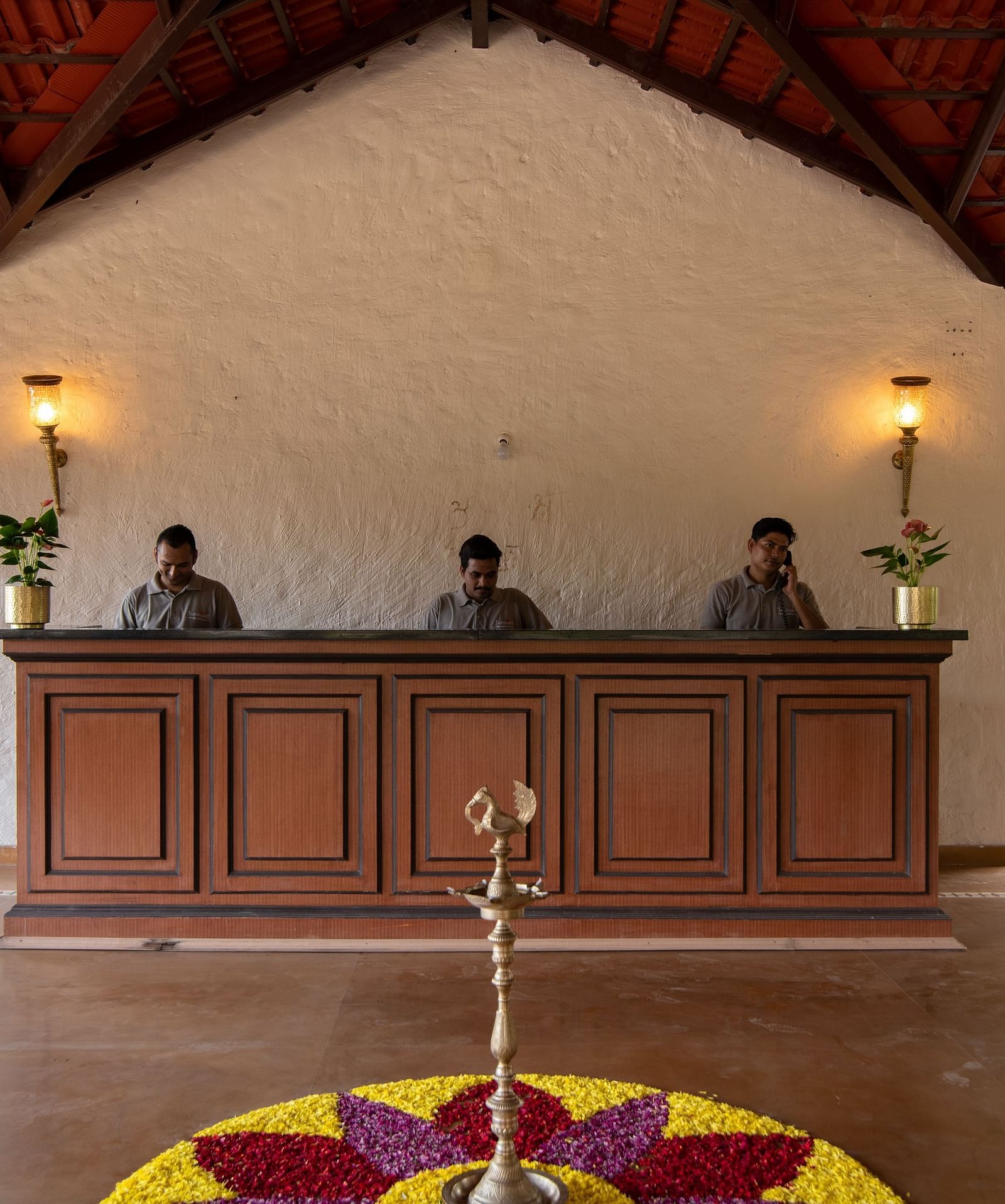 reception decorated - Tapovana, Sakleshpura