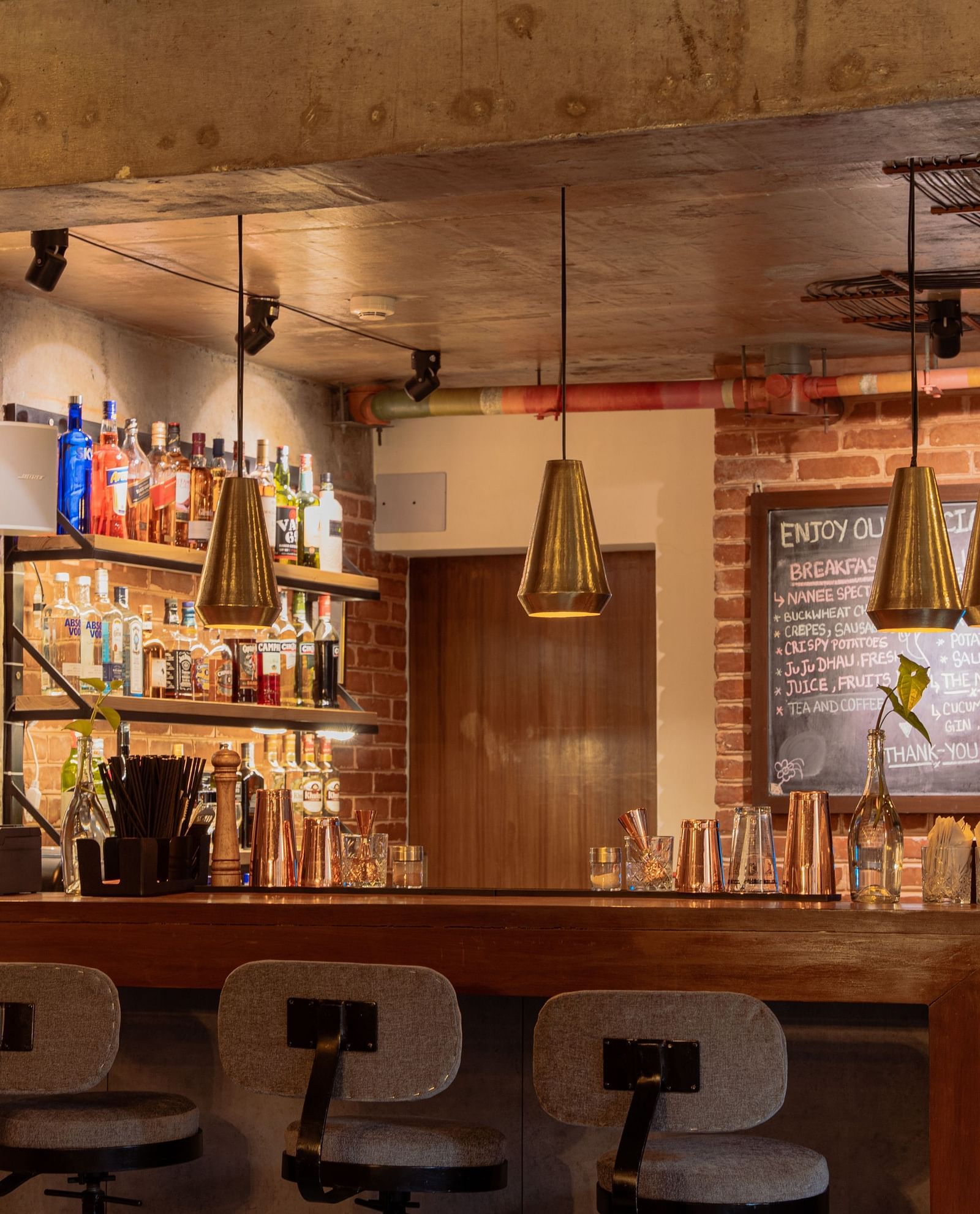 The counter at the Community Bistro at The Nanee