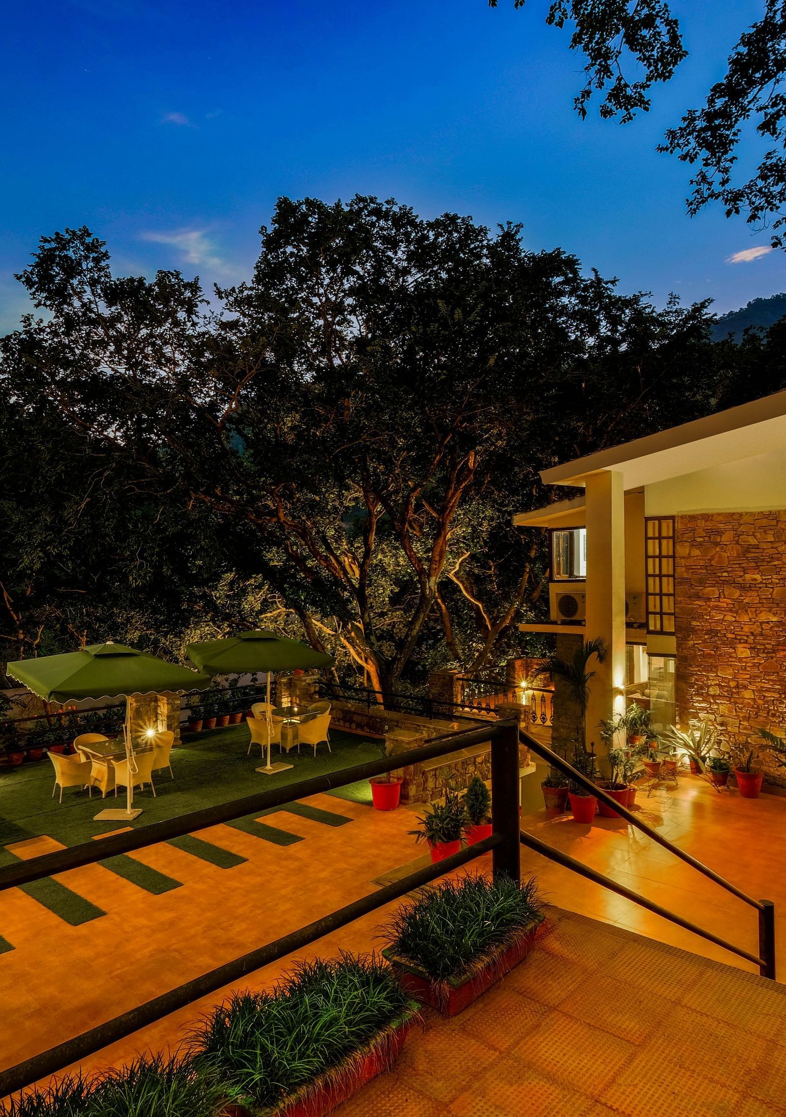Image of Summit By The Ganges Beach Resort & Spa, Rishikesh at night