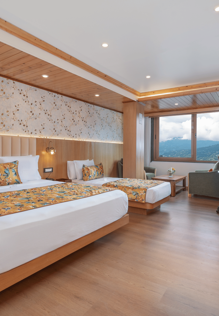 premium triple valley view room