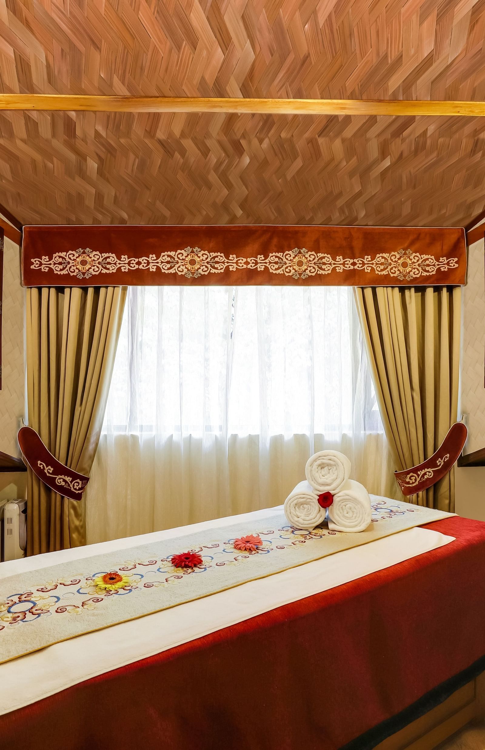interior of the spa at Summit Hermon Darjeeling