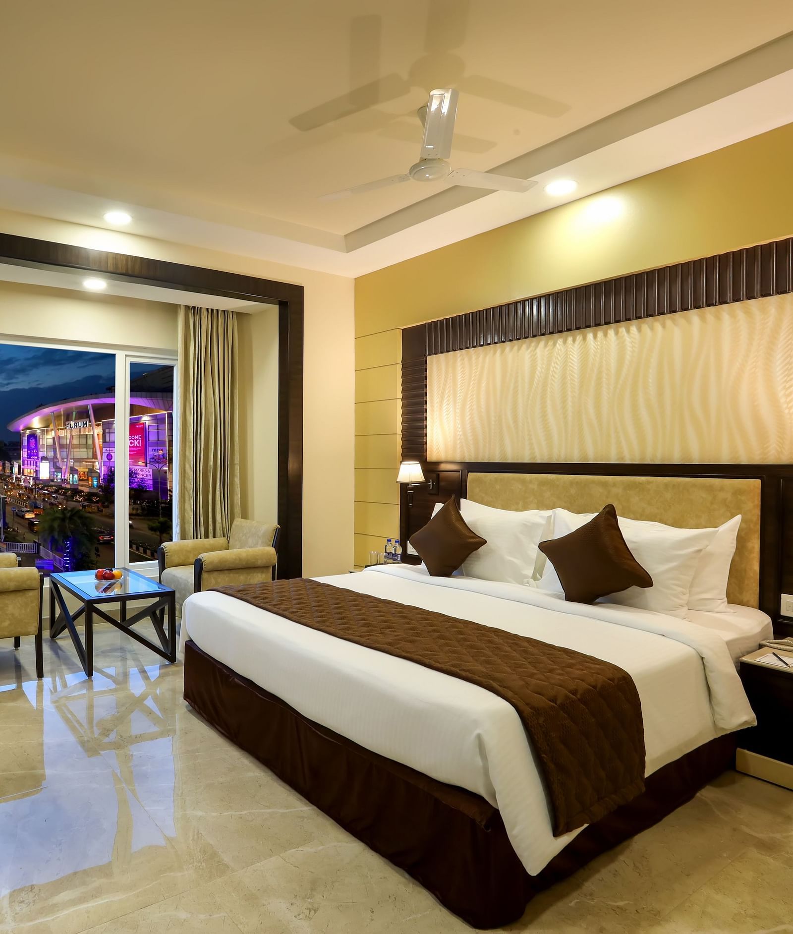 Comfortable Executive Suite with an attached balcony at Hotel Aadithya, Chennai