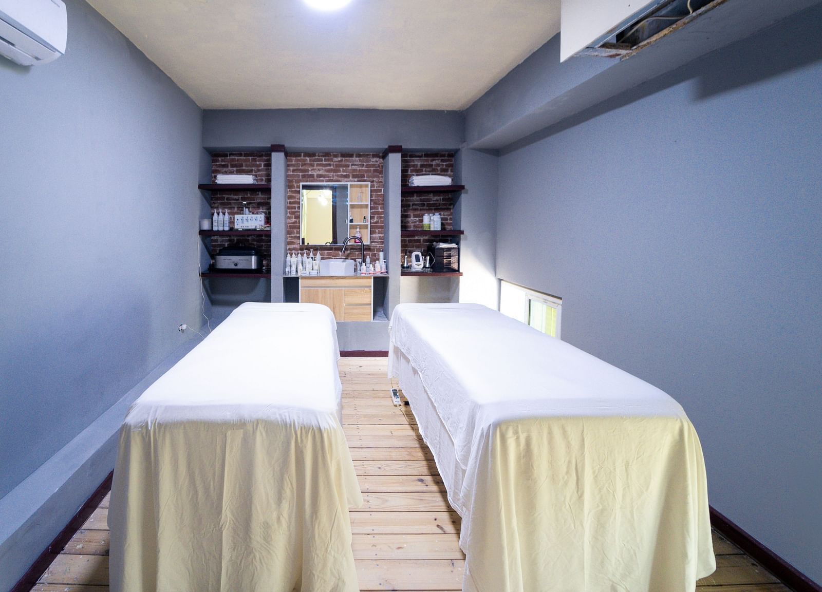 An image of a spa with two beds used for treatments - Hotel 39, Jamaica (Montego Bay)