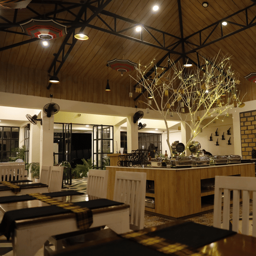 interior of a restaurant - Polo Cherrapunjee Resort