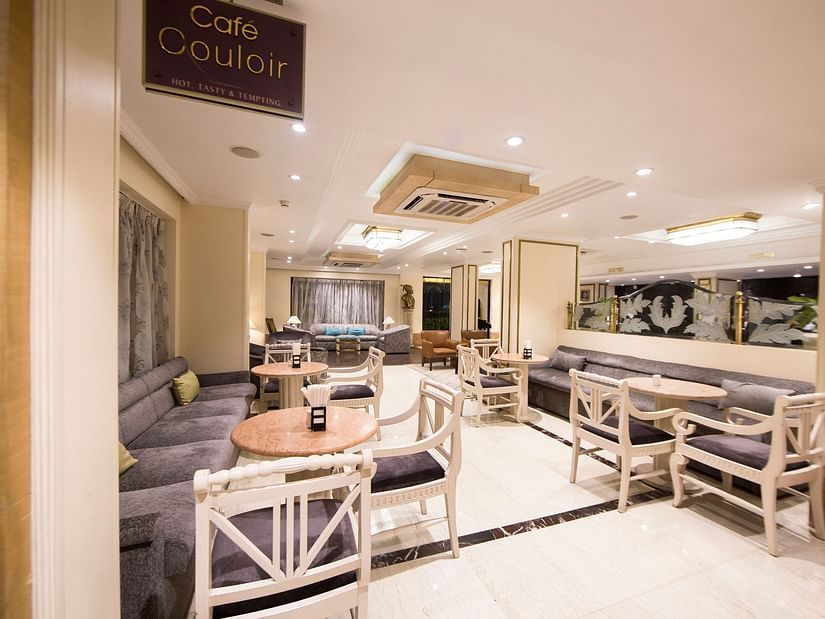 interior view of Café Couloir in vile parle