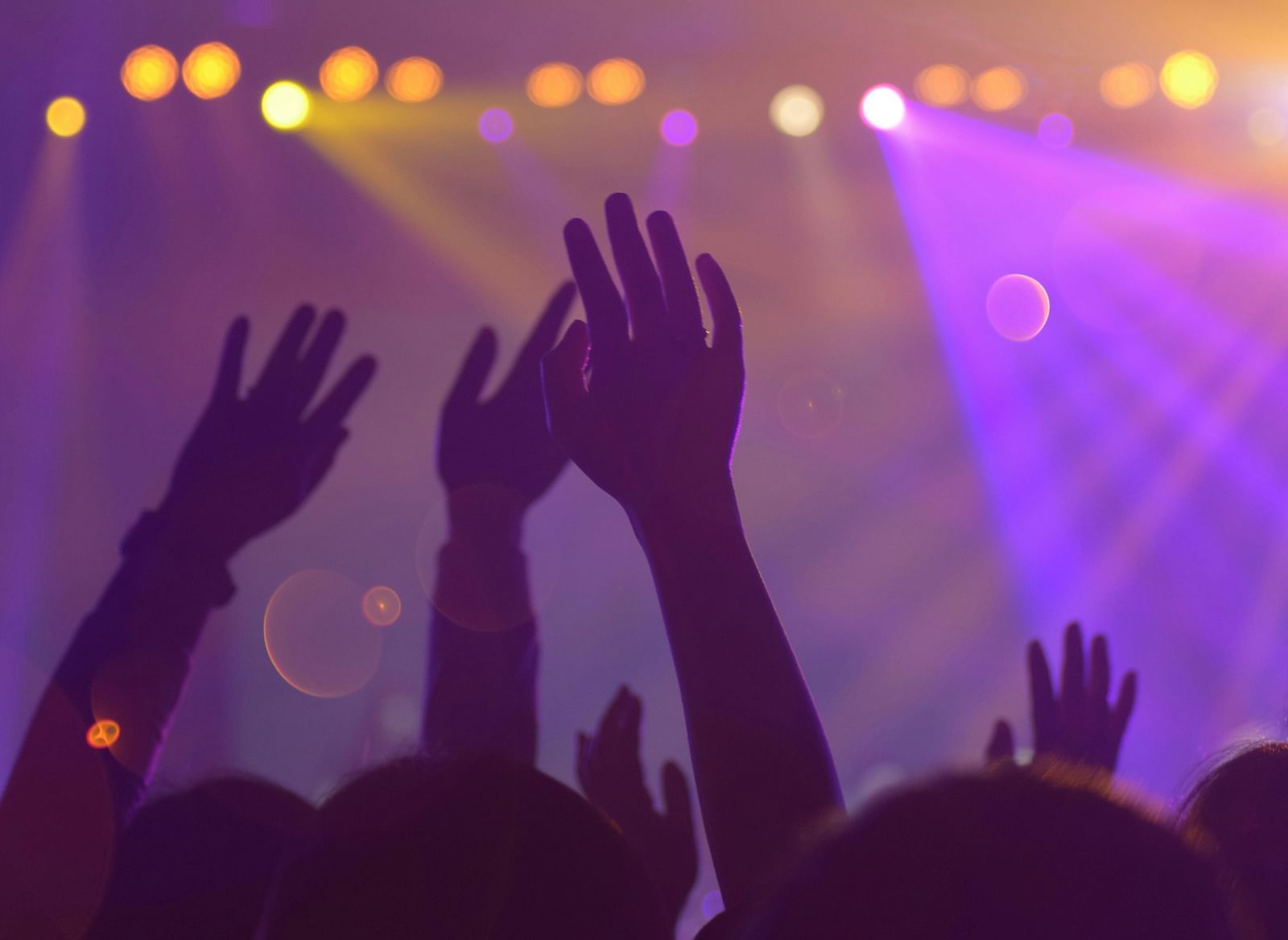Image of a group of people dancing during a DJ night.