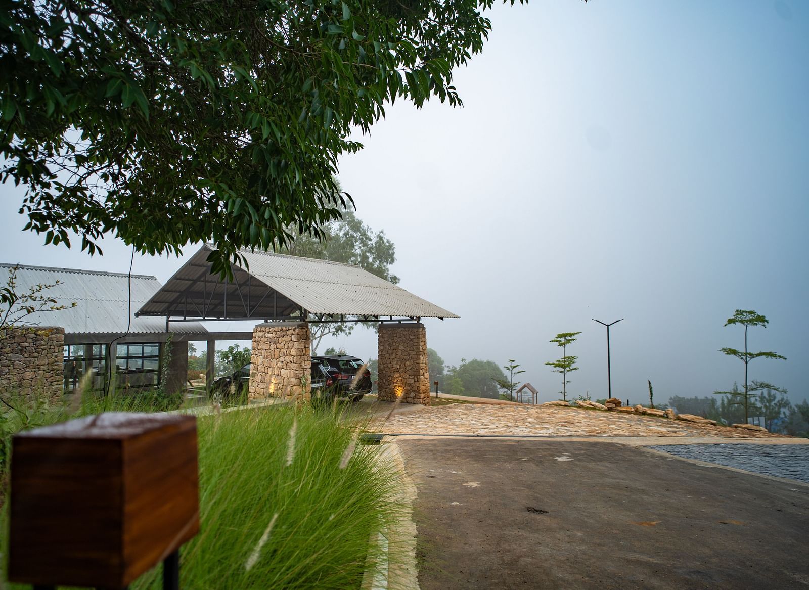 A scenic view of Vaasta Vagamon, showcasing its unique landscape and features.