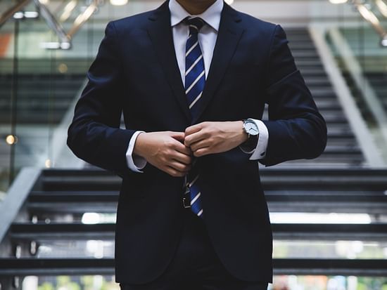 A man in a suit