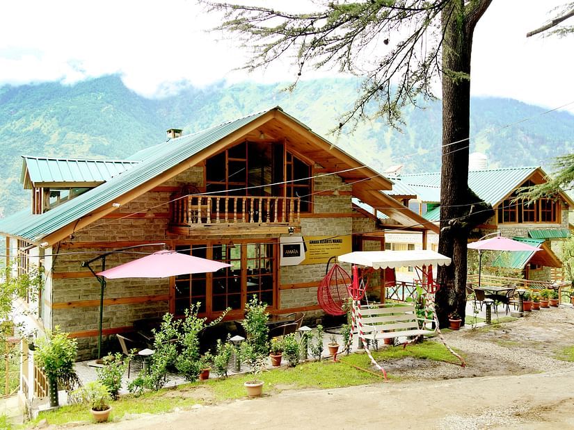 Facade 3, Amara Resorts in Manali, Luxury Resort in Manali. Manali Resort
