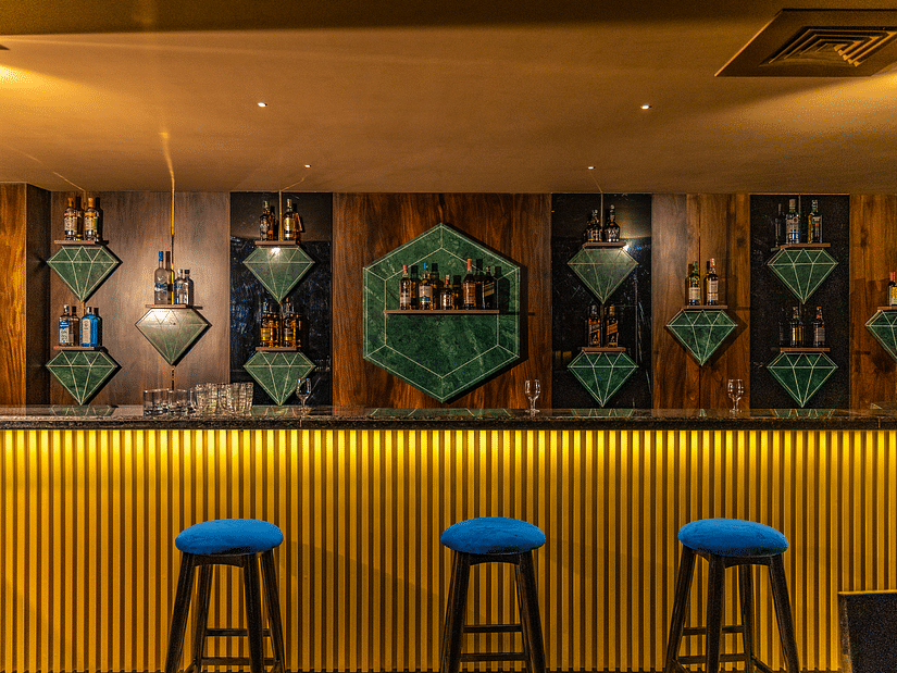 Bar seating at the Emerald Bar and Restaurant - 2