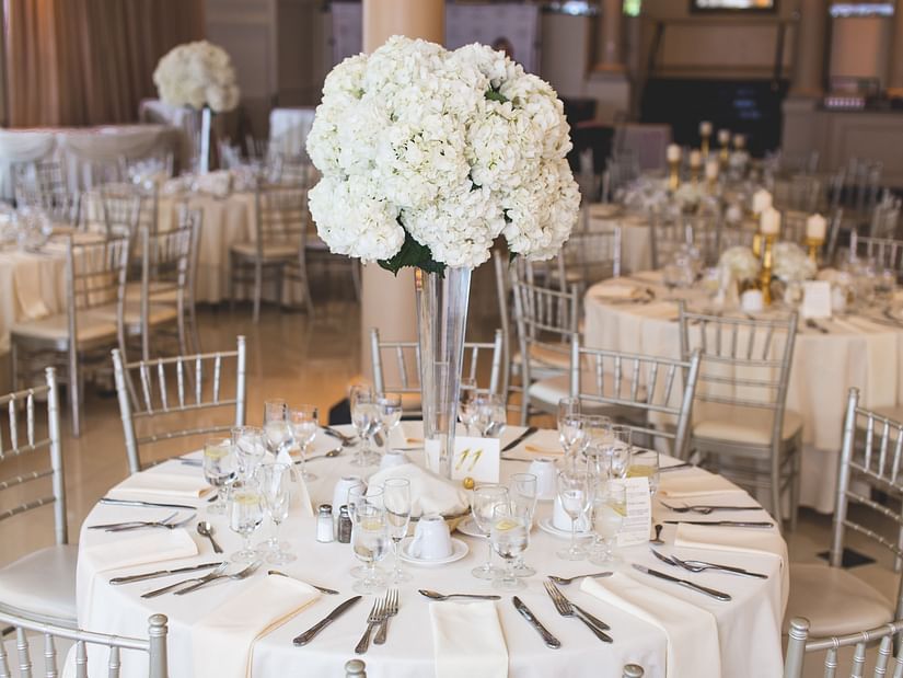 Dining arrangement at a banquet hall - 2