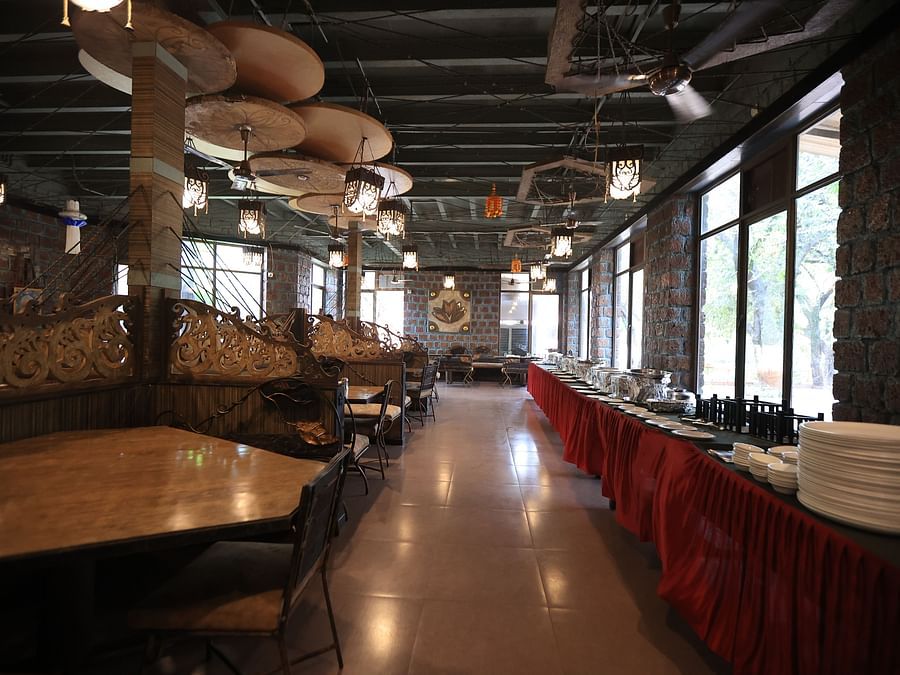 Adamo the Village Dining area interiors set for the dining.