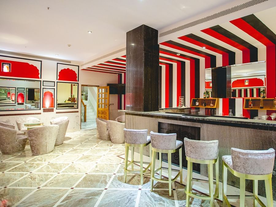 Buena Vista Luxury Garden Spa Resort - the seating space beside the bar counter at Flamingo