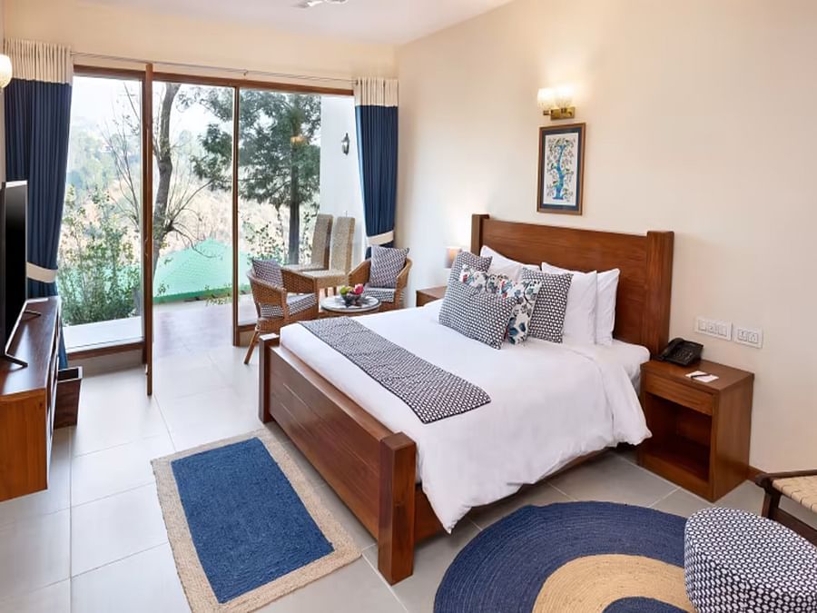 superior rooms at Suryavilas Luxury Resort and Spa in Solan 3