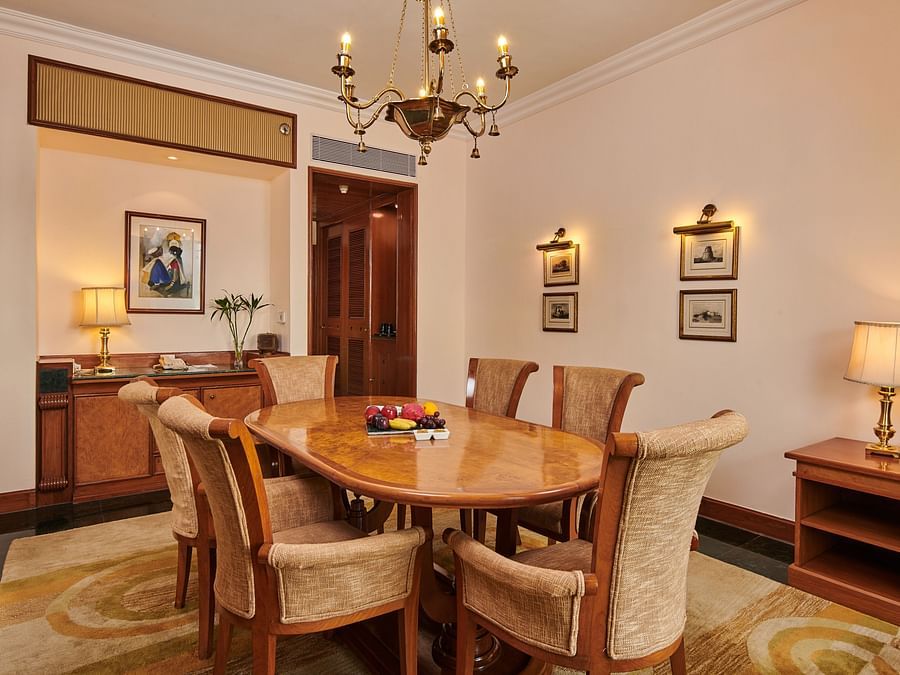 Suite Room in Ahmedabad- Dining Area 