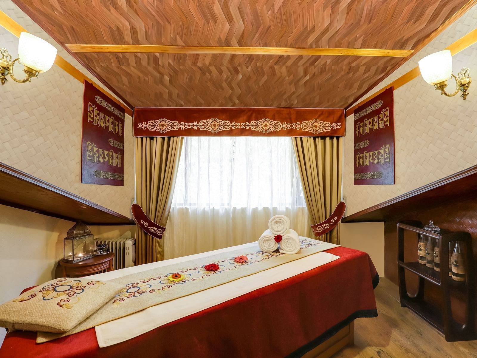 interior of the spa at Summit Hermon Darjeeling