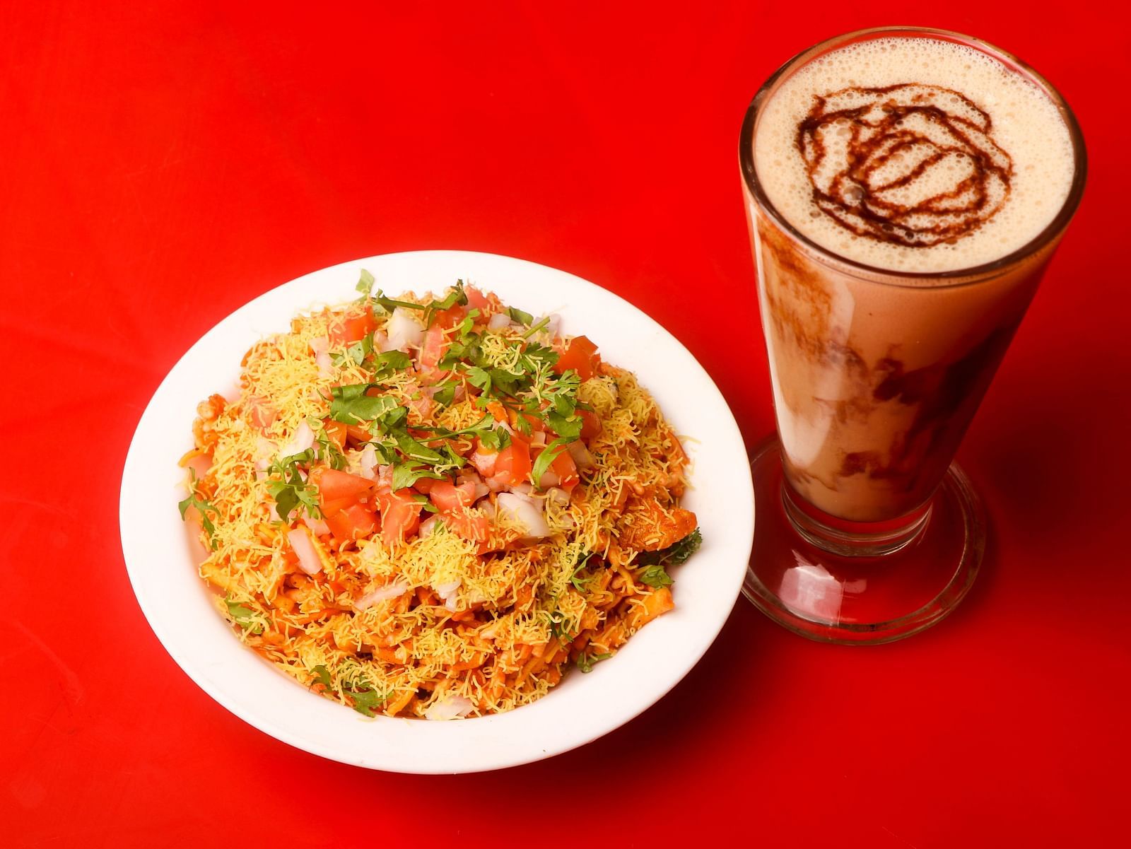 Another delicious savoury served with cold coffee | Diamond Parks, Pune