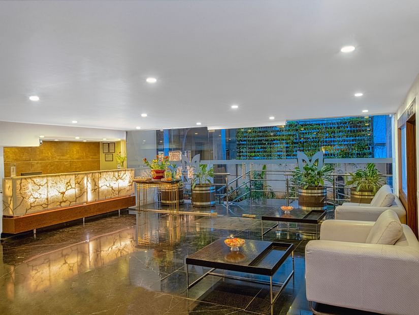 lobby and reception