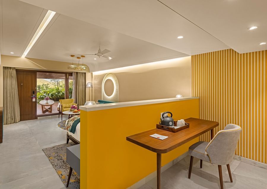 Interiors of our superior royal room in Rishikesh - Aloha on the ganges Rishikesh