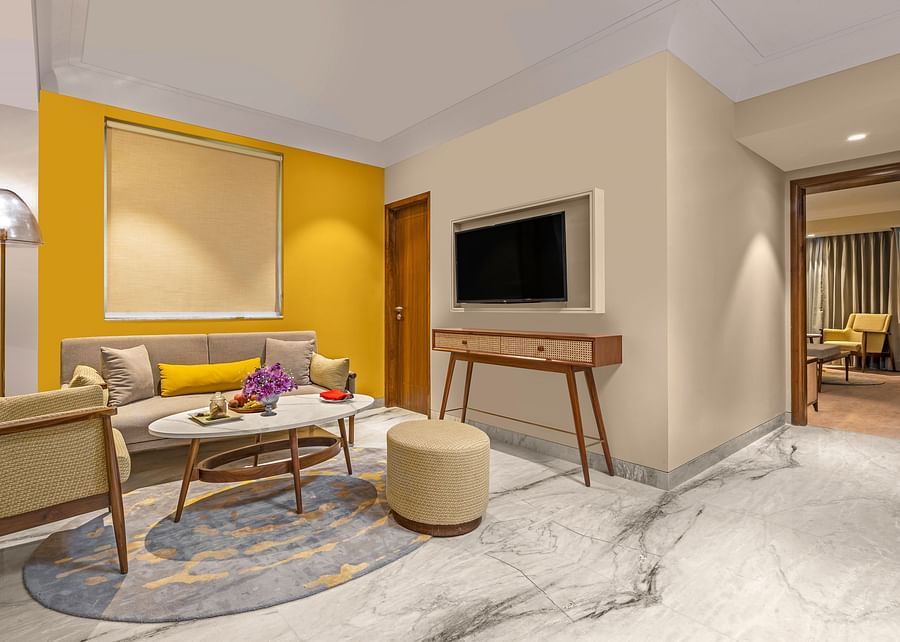Interiors of the two bedroom royal apartment