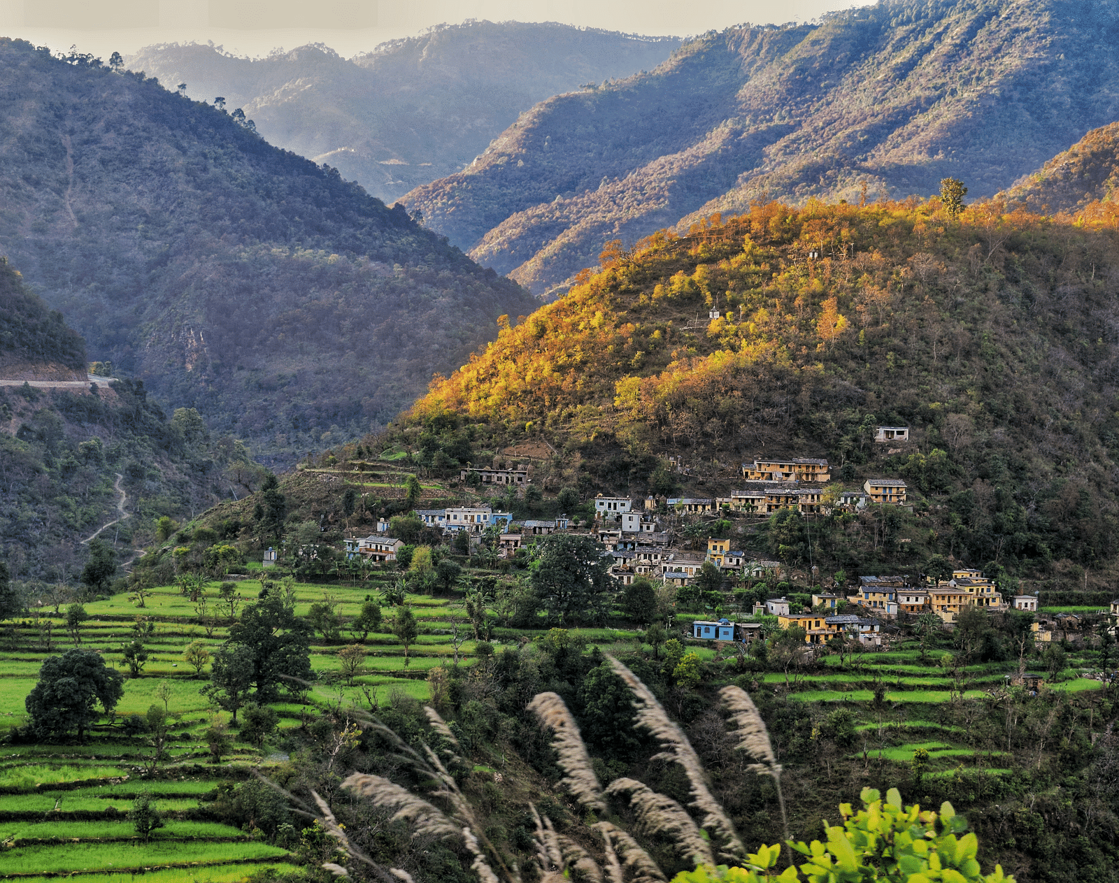 Image featuring hills and valley captured in the day time.
