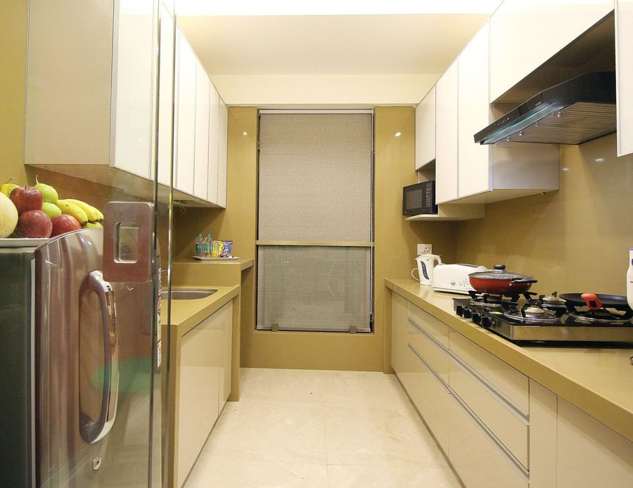 rooms with well-facilitated kitchen at theory9 khar