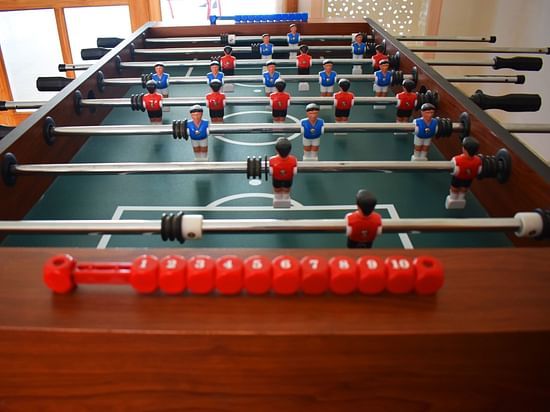 Buena Vista Luxury Garden Spa Resort - a close-up of a Foosball table