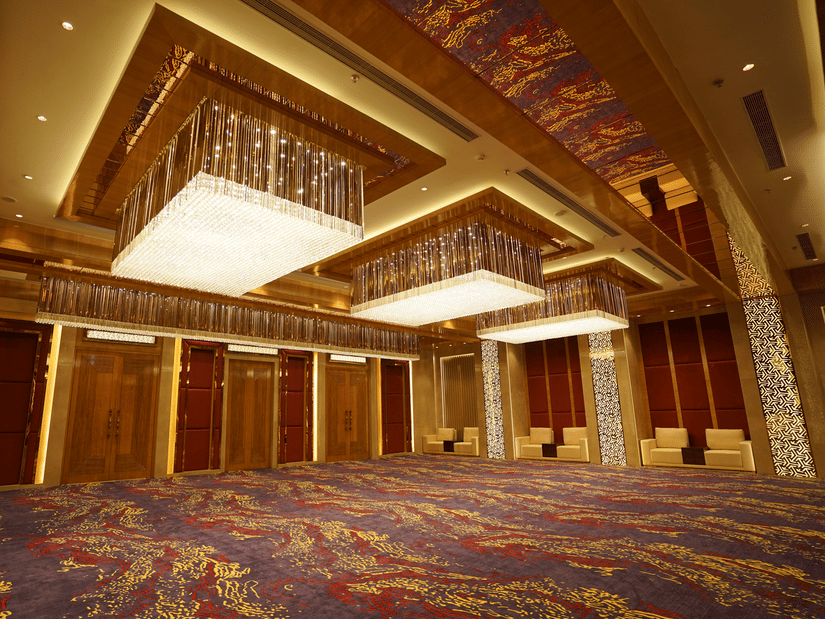 interior of best western banquet hall