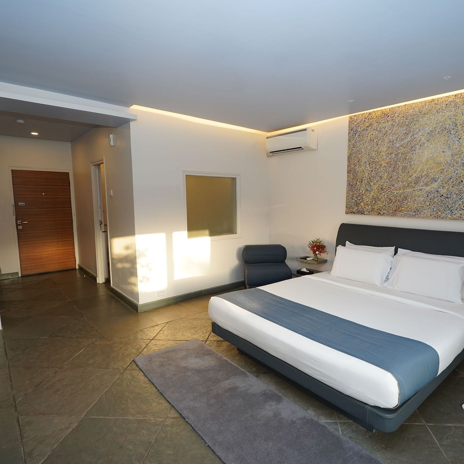 An image of a bedroom with king size bed - Argo By Trance, Goa