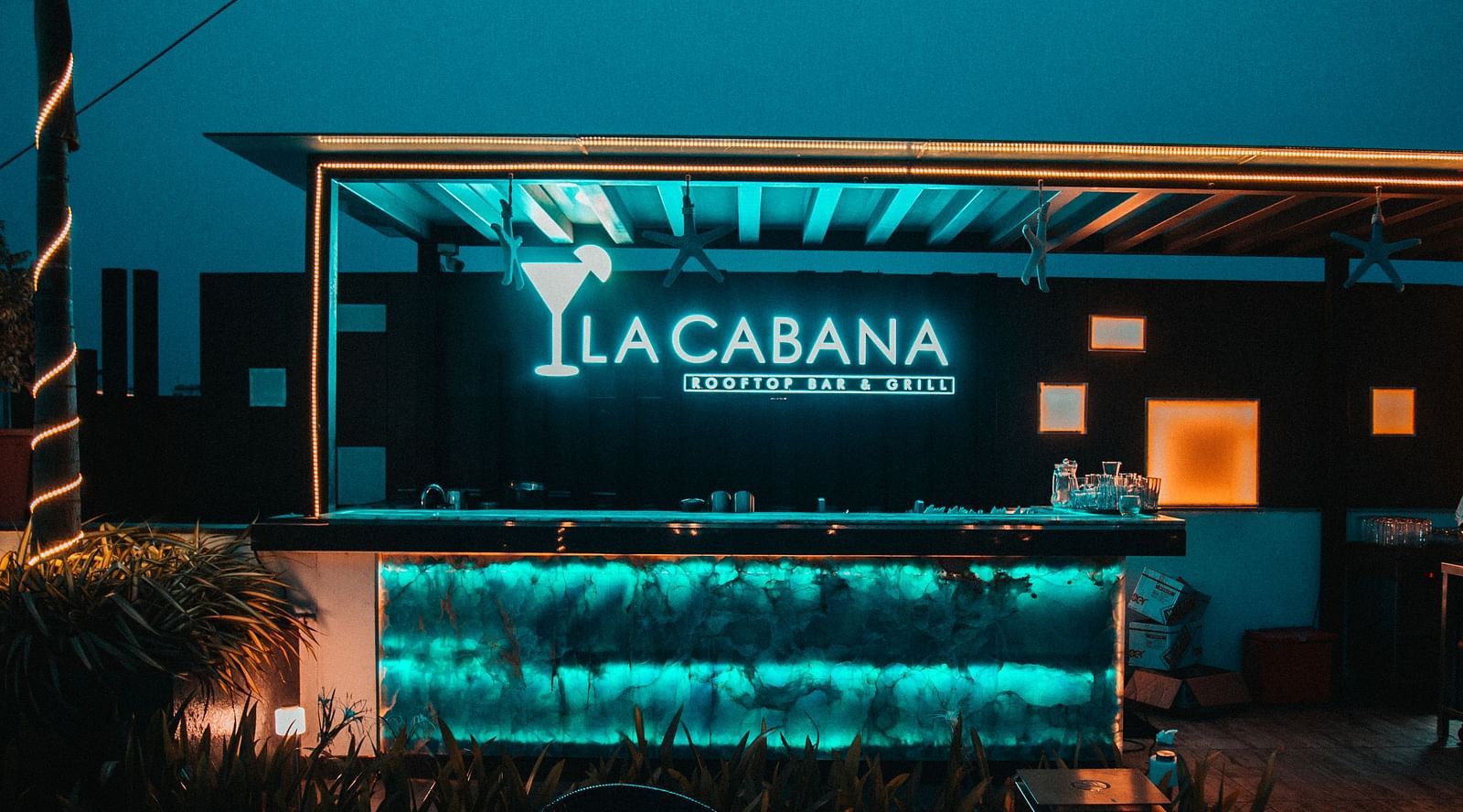 front view of the facade of a restaurant La Cabana - Hotel Park Elanza, Chennai