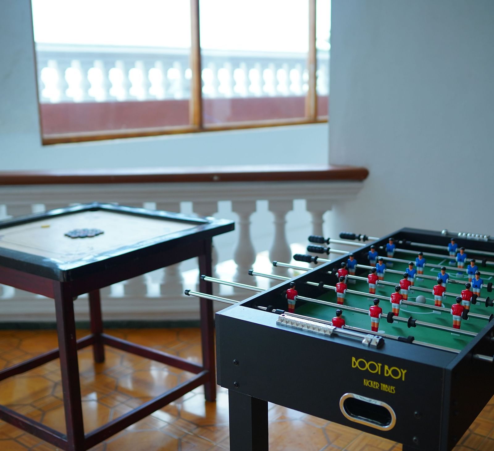 an image of foosball and carrom at La Montana By TGI, Ooty
