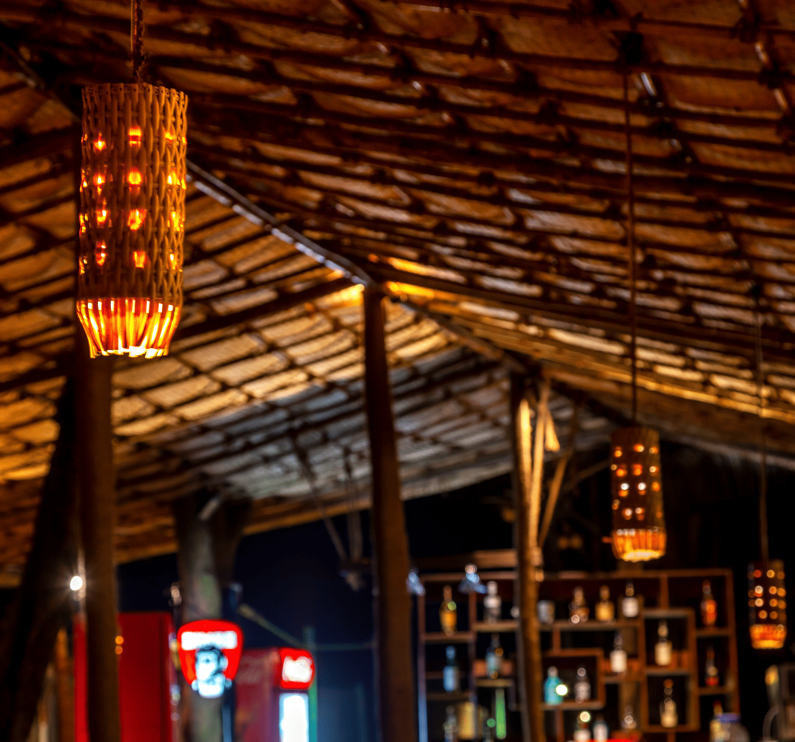 Dining at beach resort in South Goa10