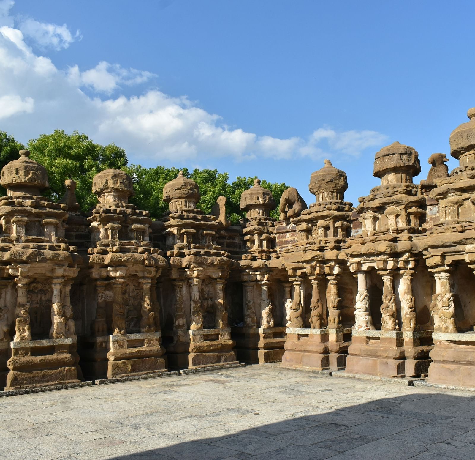 A view of the temple during the day.