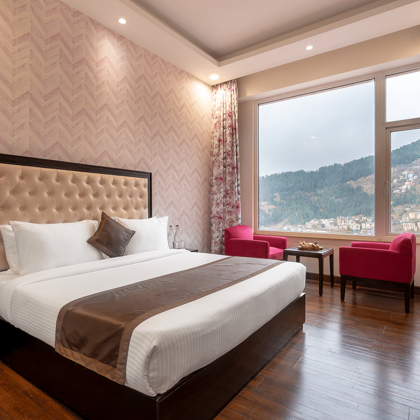 Premier Valley View Room at our Luxury  hotel in Shimla - The Orchid Hotel Shimla