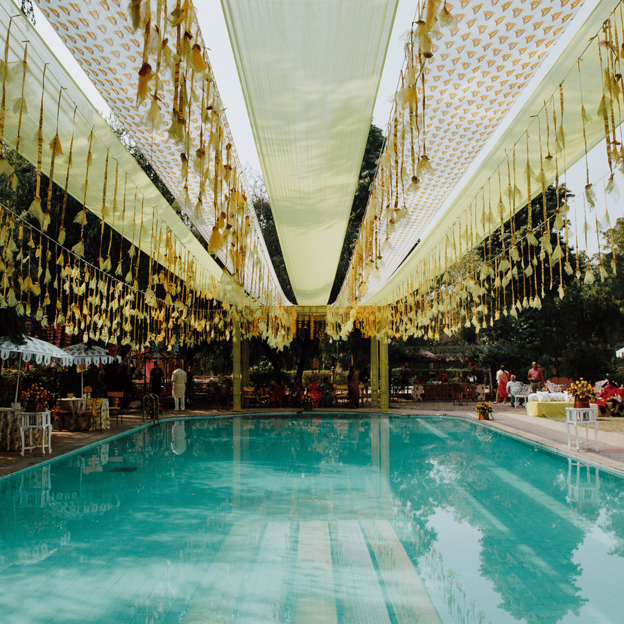 Pool Deck and Poolside Lawns at Umaid Palace