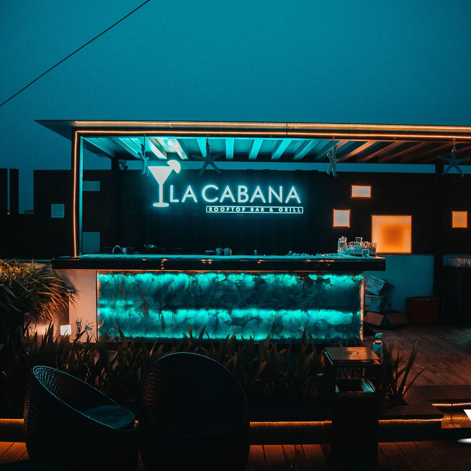 front view of the facade of a restaurant La Cabana - Hotel Park Elanza, Chennai